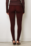 Forte_Forte - Legging - Wool Ribbed Jersey Leggings With Spats - Chocolat Noir