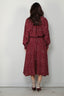 Francoise - Jurk - Susan - Polka Dot Burgundy - BYLOTTE
