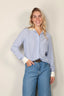 Francoise - Shirt - Constance - Stripe Blue - BYLOTTE