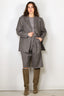 Ganni - Blazer - Wool Stripe Blazer - Pewter Melange - BYLOTTE