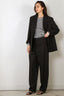 Ganni - Blazer - Wool Suiting Blazer - Phantom - BYLOTTE