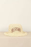 Ganni - hoed - A5823 Summer Straw Hat - Almond Milk - BYLOTTE