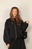 Ganni - Jacket - Light Twill Oversized Short Bomber Jacket - Black - BYLOTTE