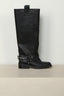 Ganni - Laarzen - Biker Tubular Underknee Boot - Black - BYLOTTE