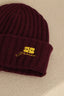 Ganni - Muts - Core Future Wool Knit Bennie - Burgundy - BYLOTTE