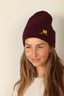 Ganni - Muts - Core Future Wool Knit Bennie - Burgundy - BYLOTTE