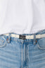 Ganni - Riem - Kat Belt Small - Egret - BYLOTTE