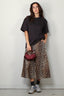 Ganni - Rok - Printed Cotton Elasticated Maxi Skirt - Leopard - BYLOTTE