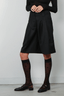 Ganni - Short - Calendered Wool Tailoring Wide Shorts - Black - BYLOTTE
