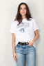 Ganni - T-shirt - Basic Jersey Duckie Relaxed T-shirt - Bright White - BYLOTTE