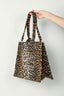 Ganni - tas - A5807 Large Easy Shopper - Leopard - BYLOTTE