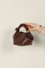 Ganni - Tas - Bou Bag Mini - Chocolate Fondant - BYLOTTE