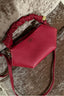 Ganni - Tas - Bou Mini Grained - Red Dahlia - BYLOTTE