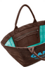 Ganni - Tas - XXL Shopper Beach Resort - Chicory Coffee