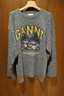 Ganni - Sweater - Brushed Alpaca OS Sweater Mushroom Teddy - Paloma