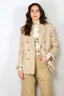 Golden Goose - blazer - Double - Breasted Blazer Gabardine - Sand - BYLOTTE