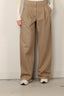 Golden Goose - Broek - Journey Pant Wide Leg - Pale Khaki - BYLOTTE
