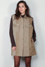 Golden Goose - Jurk - Journey Osanne Shirt Dress - Pale Khaki - BYLOTTE