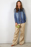 Golden Goose - Pantalon - Pant Wide Leg Gabardine - Sand - BYLOTTE