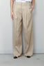 Golden Goose - Pantalon - Pant Wide Leg Gabardine - Sand - BYLOTTE