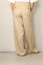 Golden Goose - Pantalon - Pant Wide Leg Gabardine - Sand - BYLOTTE