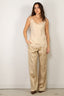 Golden Goose - Pantalon - Pant Wide Leg Gabardine - Sand - BYLOTTE