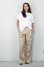 Golden Goose - Pantalon - Pant Wide Leg Gabardine - Sand - BYLOTTE