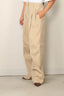 Golden Goose - Pantalon - Pant Wide Leg Gabardine - Sand - BYLOTTE