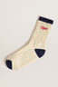 Golden Goose - Sokken - Socks Full Rib - Heritage White - Navy - Red