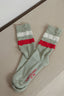 Golden Goose - Sokken - Socks High Rib - Desert Sage / Heritage White / Haute Red - BYLOTTE