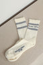 Golden Goose - Sokken - Socks High Rib - Heritage White / Melange Grey / Blue Navy - BYLOTTE