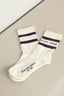 Golden Goose - Sokken - Socks High Rib - Heritage White / Nightshade / Black - BYLOTTE