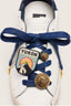 Golden Goose - Veters - Skin Embellishment Navy Laces With Yukon Patch And Metal Button Charms - Navy