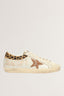 Golden Goose - Sneakers - Super Star - White Beige / Seedpearl / Beige Brown Leo / Brick Red