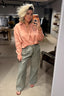 Golden Goose - Broek - Journey Unisex Coulisse Pant Pauline Light Denim Ring Wash - Gothic Olive