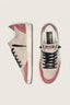 Golden Goose - Sneakers - Ballstar - Beige / Red Magenta / Lavander Grey / White