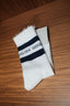 Golden Goose - Sokken - Socks High Rib / Striped / Ripped - Old White / Navy