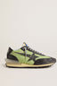Golden Goose - Sneakers - Running Marathon - Green / Black
