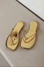 TKEES - Slippers - Square Toe Lily Mirror - Gold