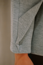 Tibi - Sweater - Bonded Viscose Crewneck With Folded Panel - Heather Grey