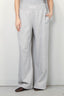 Halfboy - Broek - Suit jersey pants -   Light grey melange - BYLOTTE