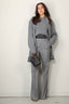 Halfboy - Trui - Alice crew neck - Light grey melange - BYLOTTE