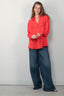 Indress - Blouse - Lavande Shirt - Poppy Red - BYLOTTE