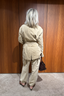 Denimist - Blazer - Deconstructed Blazer With Belt - Khaki