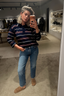 Johny - Sweater - Gino Polo Long Sleeve - Blue/Burgundy