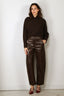 Joseph - Blouse - Buick Blouse Crepe - Cocoa - BYLOTTE
