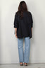 Joseph - Blouse - Congo Blouse Poplin Gots - Navy - BYLOTTE