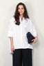 Joseph - Blouse - Congo Blouse Poplin Gots - White - BYLOTTE