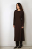 Joseph - Jurk - Hills Dress Crepe - Cocoa - BYLOTTE