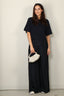 Joseph - Top - Rd Nk Ss Linen Blend - Navy - BYLOTTE